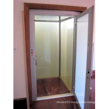 Glass Domestic Elevator with hand door